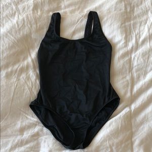 Solid & Striped black one piece